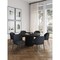 Manhattan Comfort Round Dining Set of 7, 59.05 in L, American Solid Ash Wood, Black 6-DT05DC052-BK - alternate 1